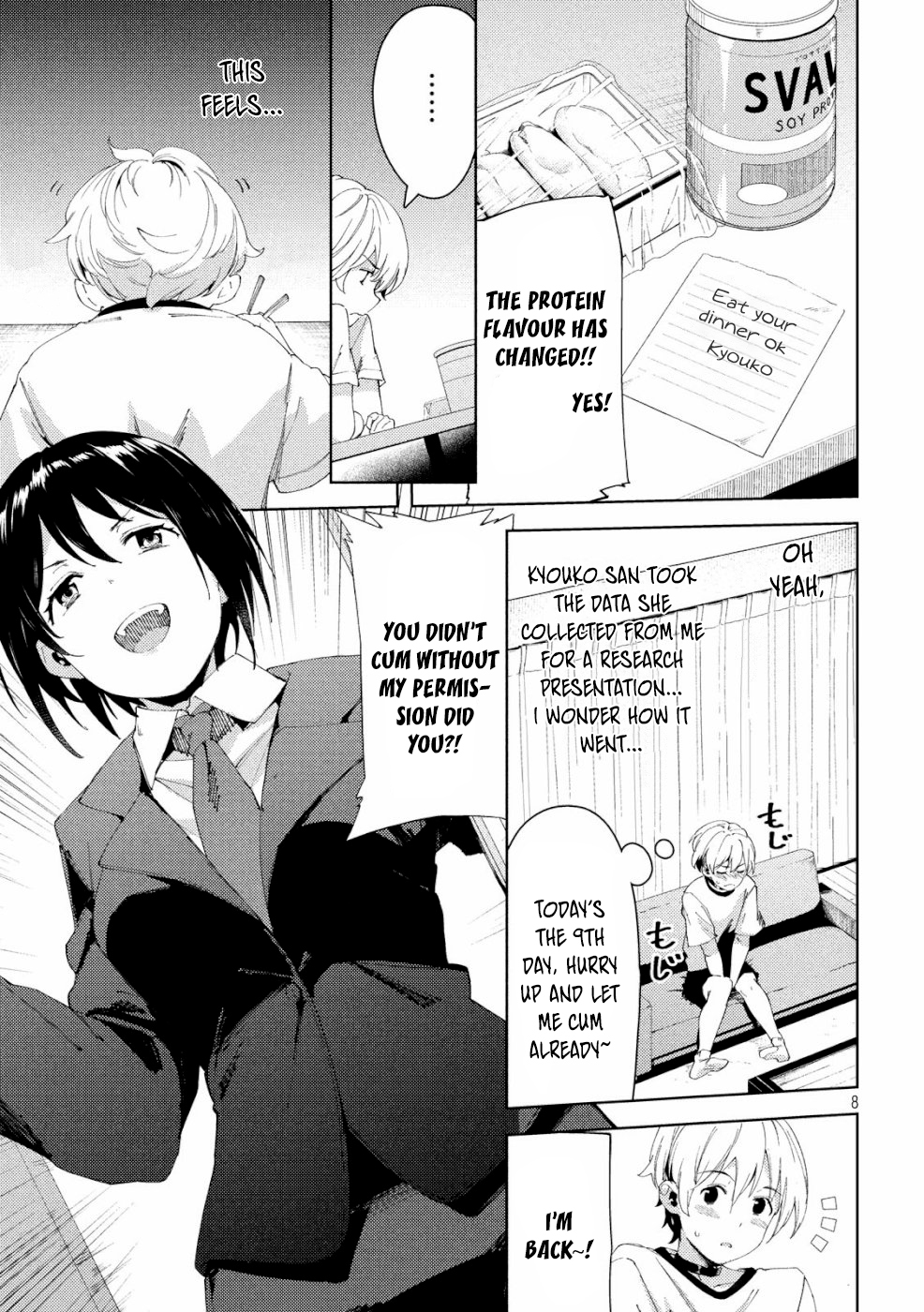 Megami no Sprinter Chapter 19 page 9 - Chapter 19: Throb! My PC Muscle!