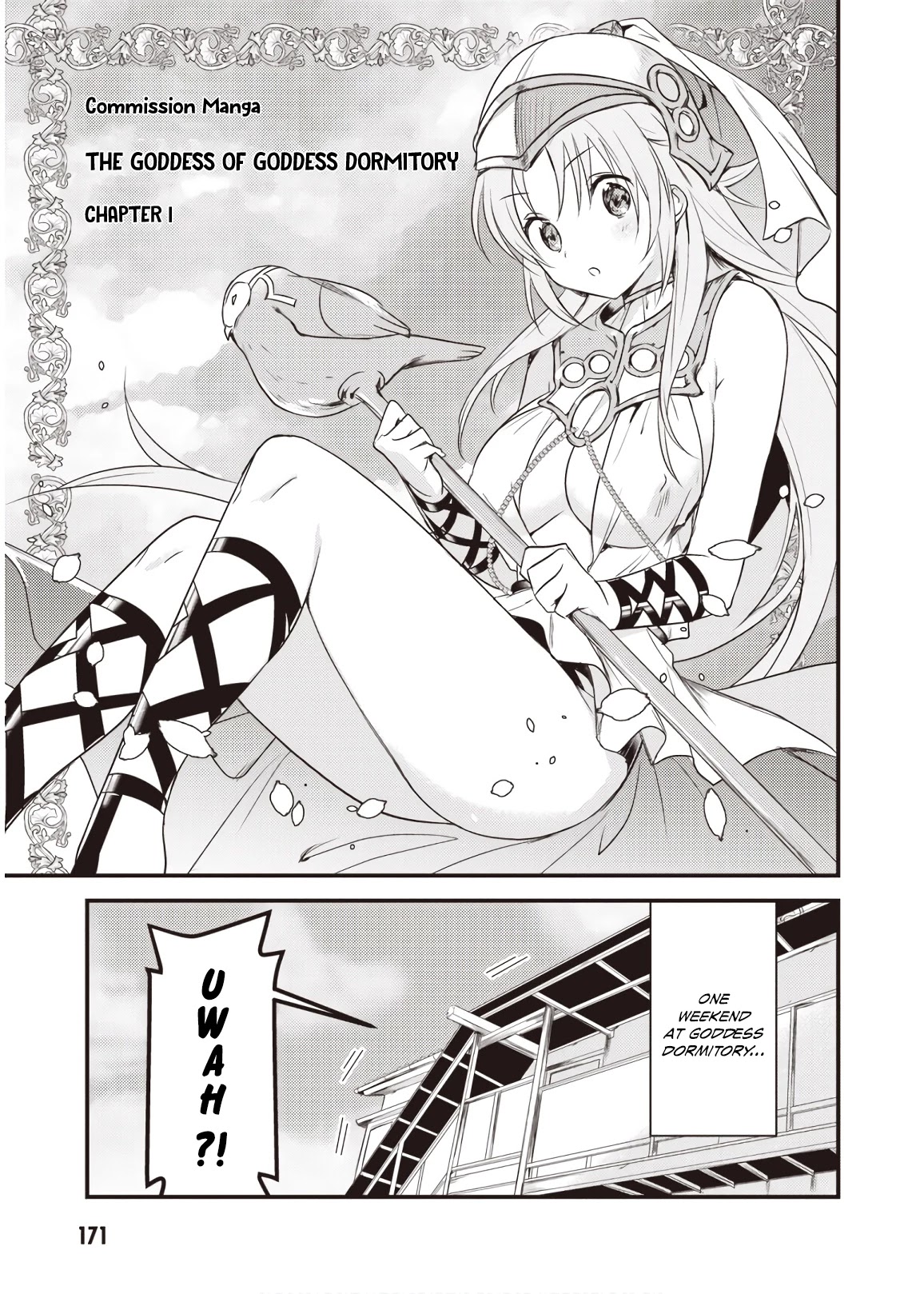 Megami-ryou no Ryoubo-kun. Chapter 10.5 page 1 - Chapter 10.5: Volume 2 Extras