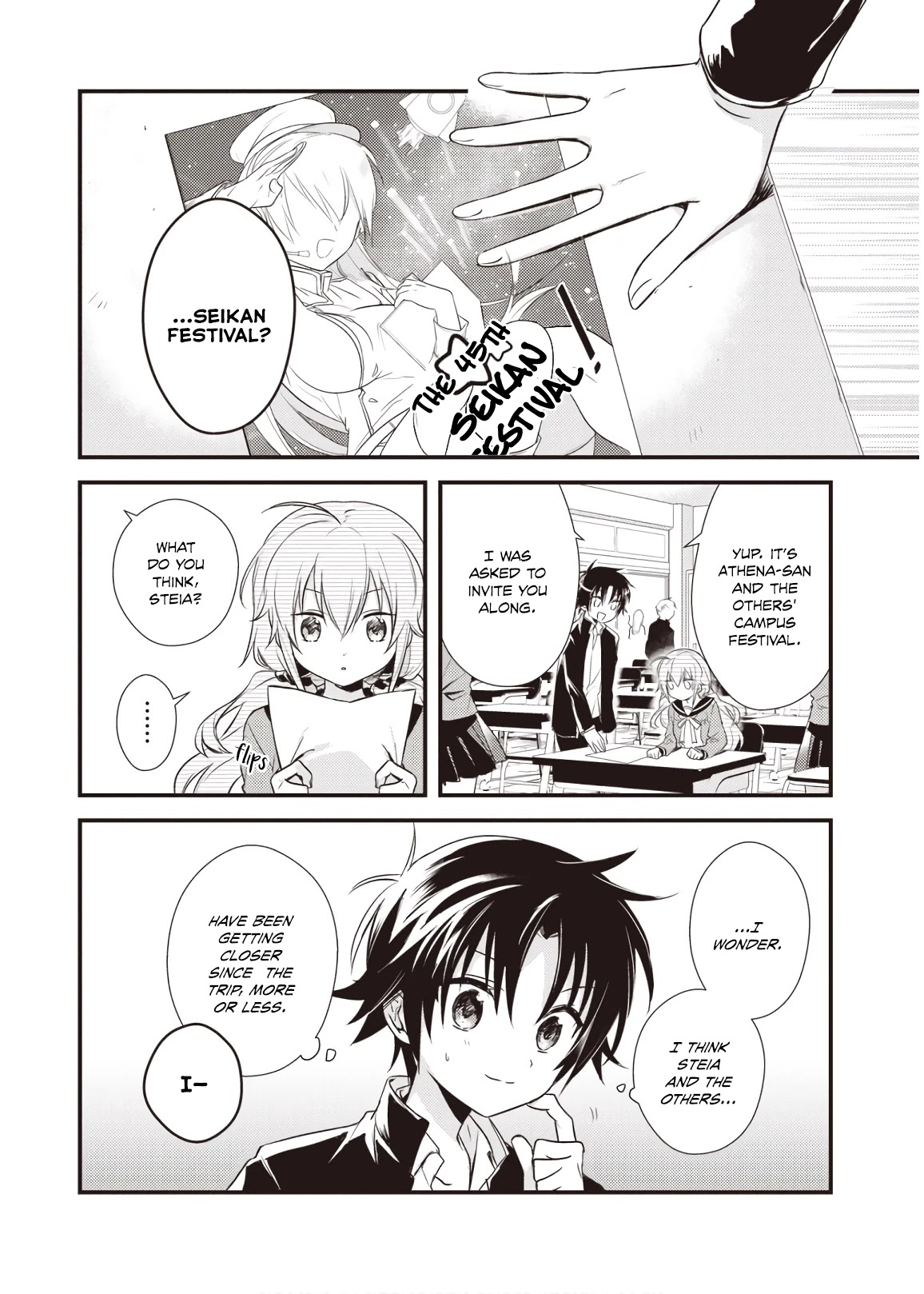 Megami-ryou no Ryoubo-kun. Chapter 13 page 2 - Chapter 13