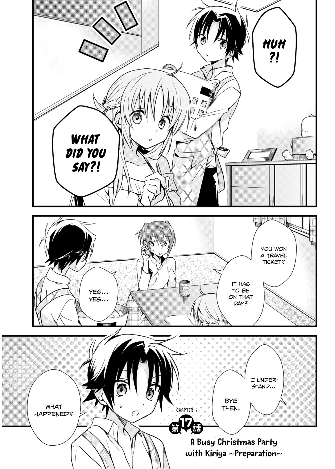 Megami-ryou no Ryoubo-kun. Chapter 17 page 1 - Chapter 17