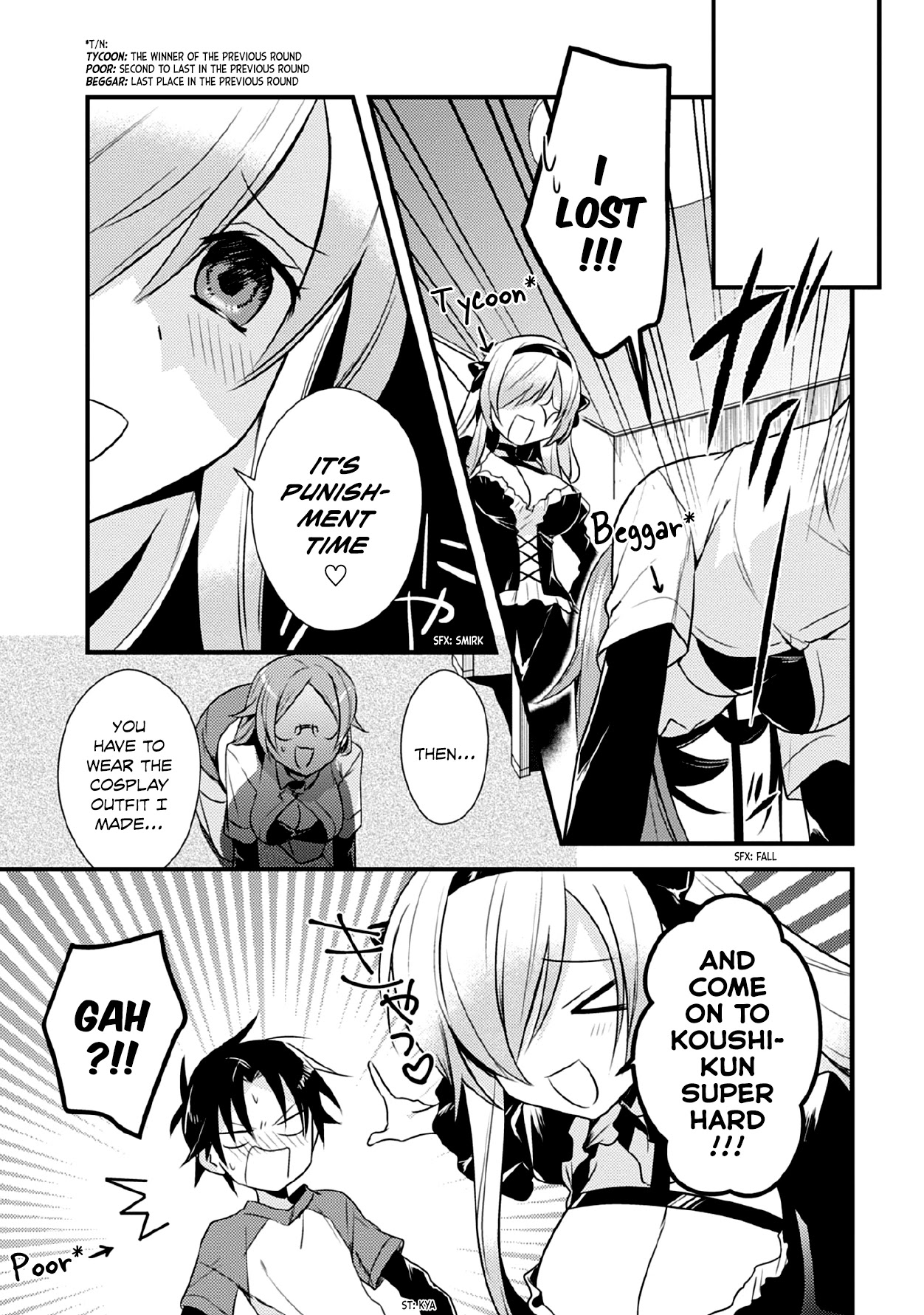 Megami-ryou no Ryoubo-kun. Chapter 39 page 3 - Chapter 39