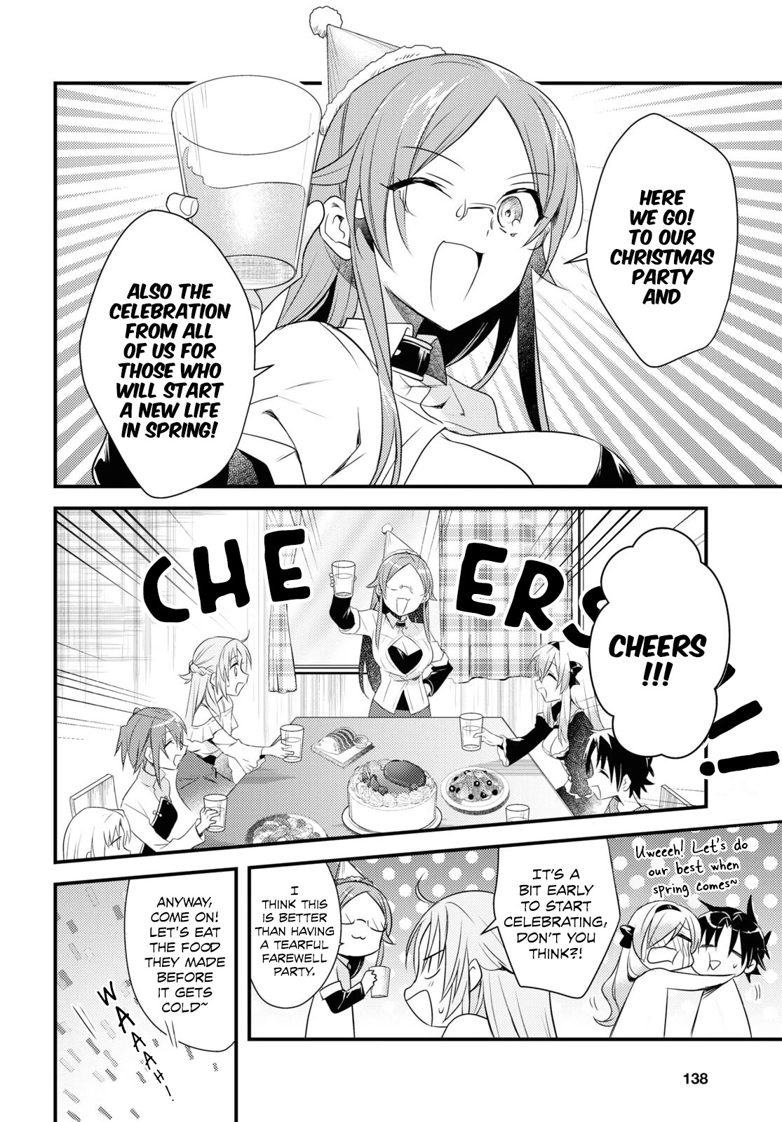 Megami-ryou no Ryoubo-kun. Chapter 55 page 34 - Chapter 55 [END]