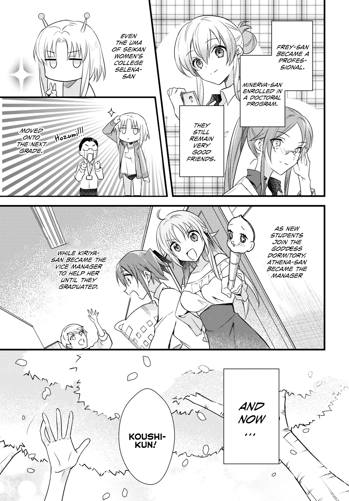 Megami-ryou no Ryoubo-kun. Chapter 55 page 42 - Chapter 55 [END]