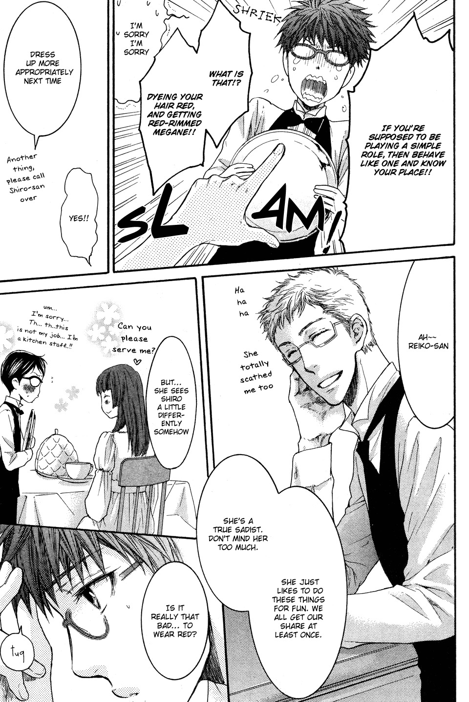 Megane Cafe Glass Chapter 3 page 22 - Chapter 3