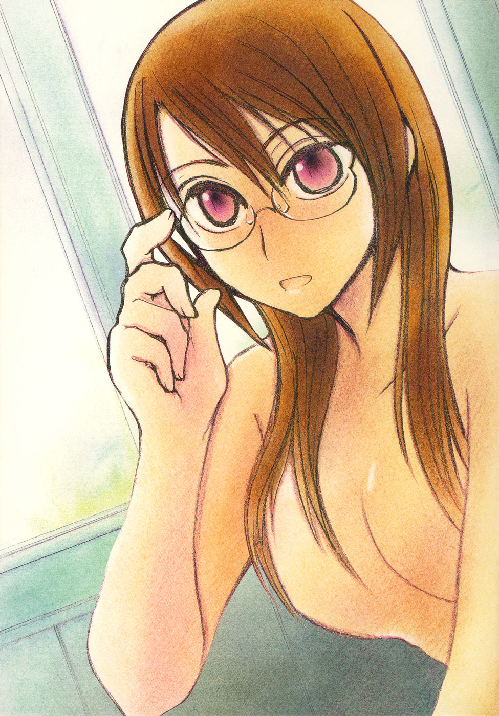 Megane no Hito Chapter 3 page 4 - Chapter 3: Talking About "Waves"