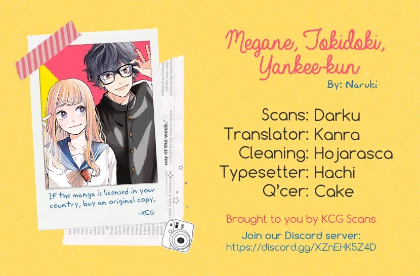 Megane, Tokidoki, Yankee-kun Chapter 1 page 1 - Chapter 1: The Helper Club's Ichikura-kun