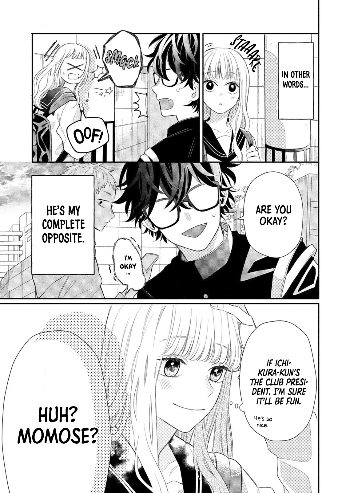 Megane, Tokidoki, Yankee-kun Chapter 1 page 10 - Chapter 1: The Helper Club's Ichikura-kun