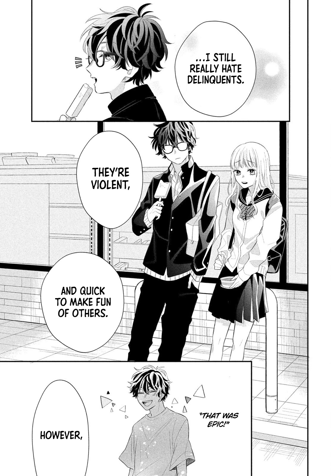Megane, Tokidoki, Yankee-kun Chapter 1 page 38 - Chapter 1: The Helper Club's Ichikura-kun