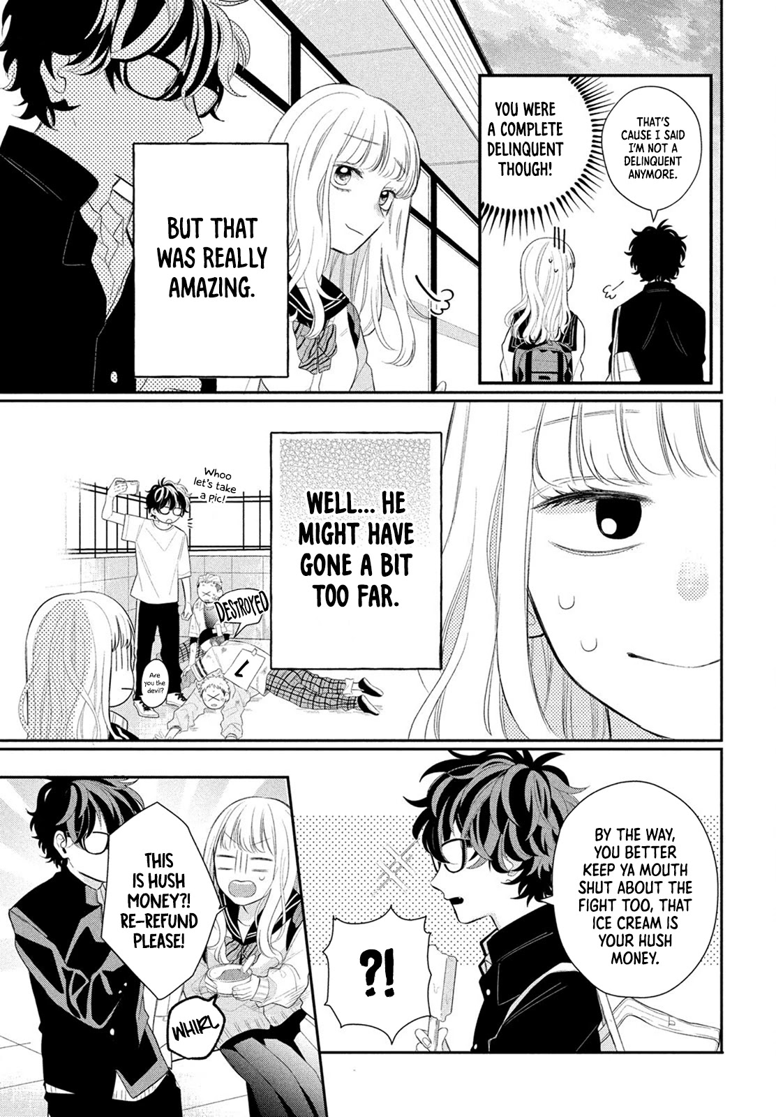 Megane, Tokidoki, Yankee-kun Chapter 1 page 40 - Chapter 1: The Helper Club's Ichikura-kun