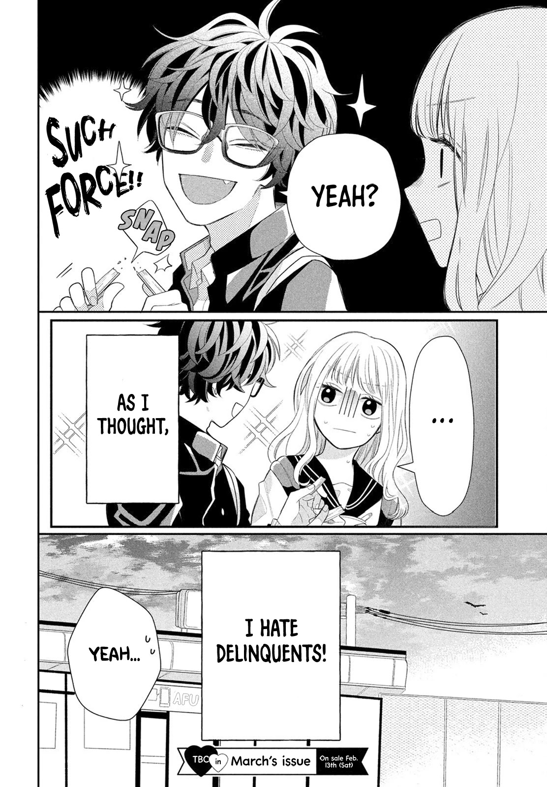 Megane, Tokidoki, Yankee-kun Chapter 1 page 43 - Chapter 1: The Helper Club's Ichikura-kun