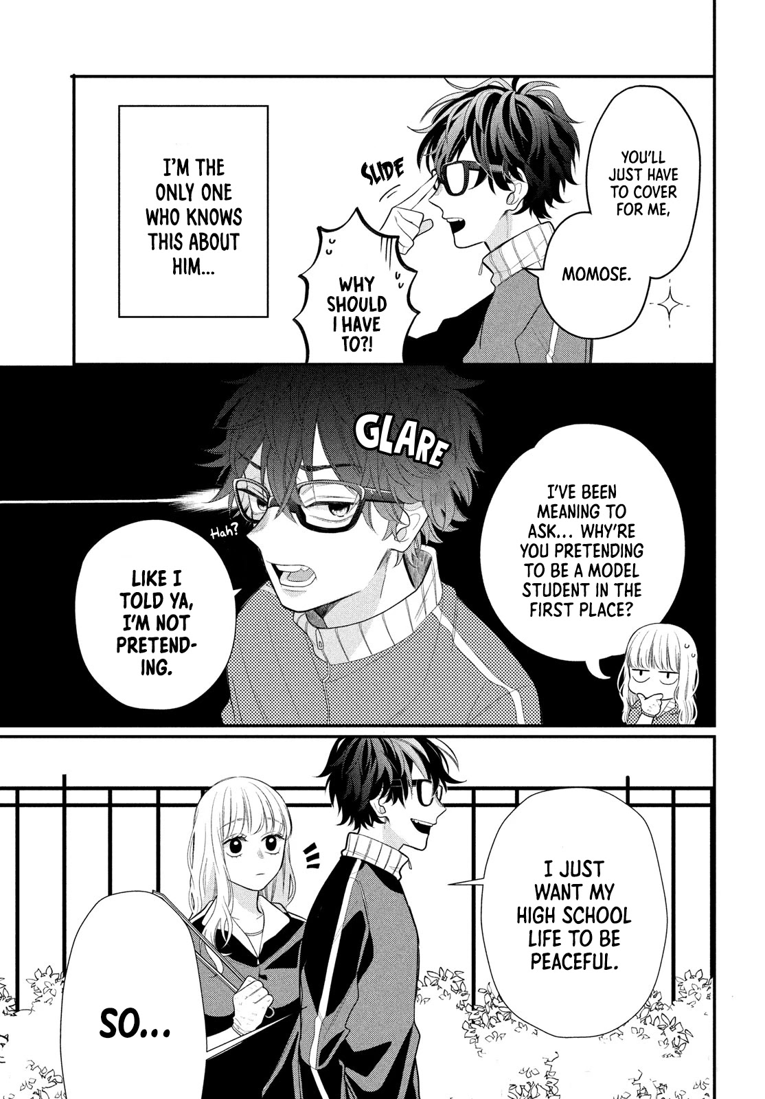 Megane, Tokidoki, Yankee-kun Chapter 2 page 8 - Chapter 2: A Promise