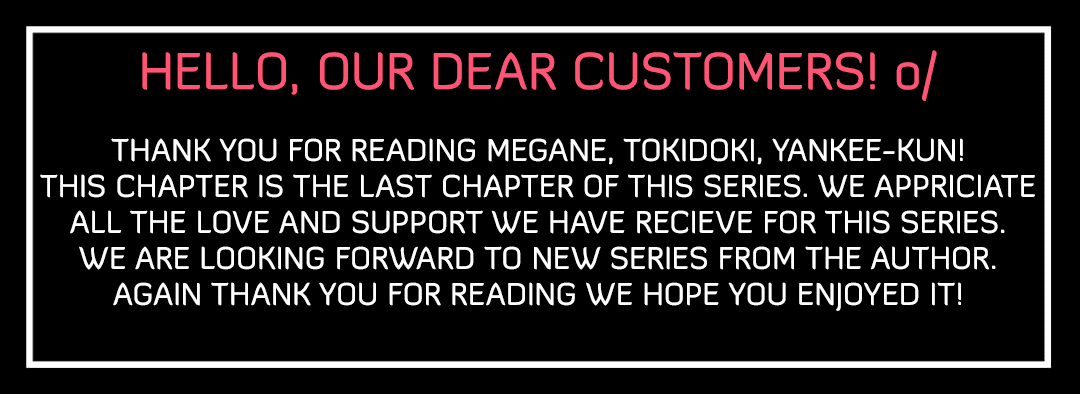 Megane, Tokidoki, Yankee-kun Chapter 8 page 42 - Chapter 8: Final - Kiss