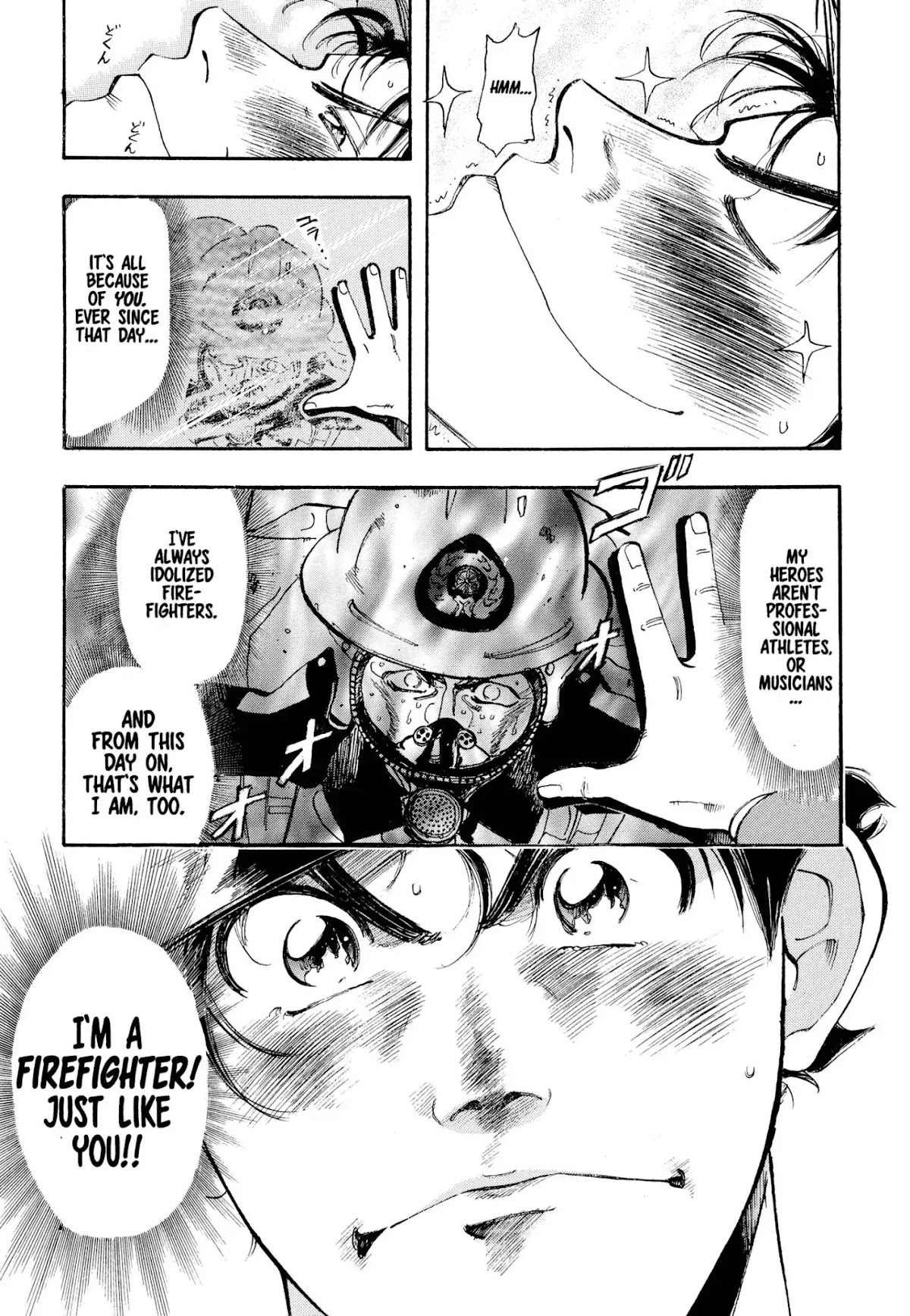 Megumi no Daigo Chapter 1.1 page 20 - Vol.1 Report #1: The Fool in the Firehouse