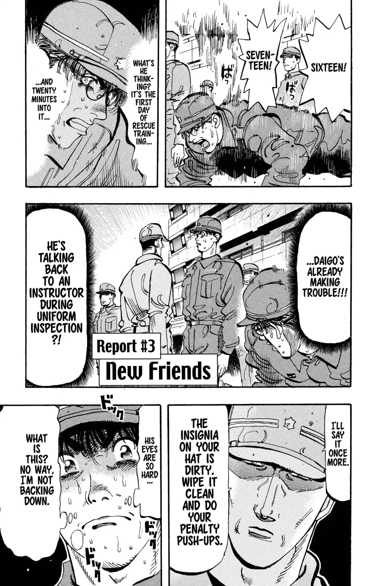 Megumi no Daigo Chapter 11.3 page 1 - Vol.11 Report #3: New Friends