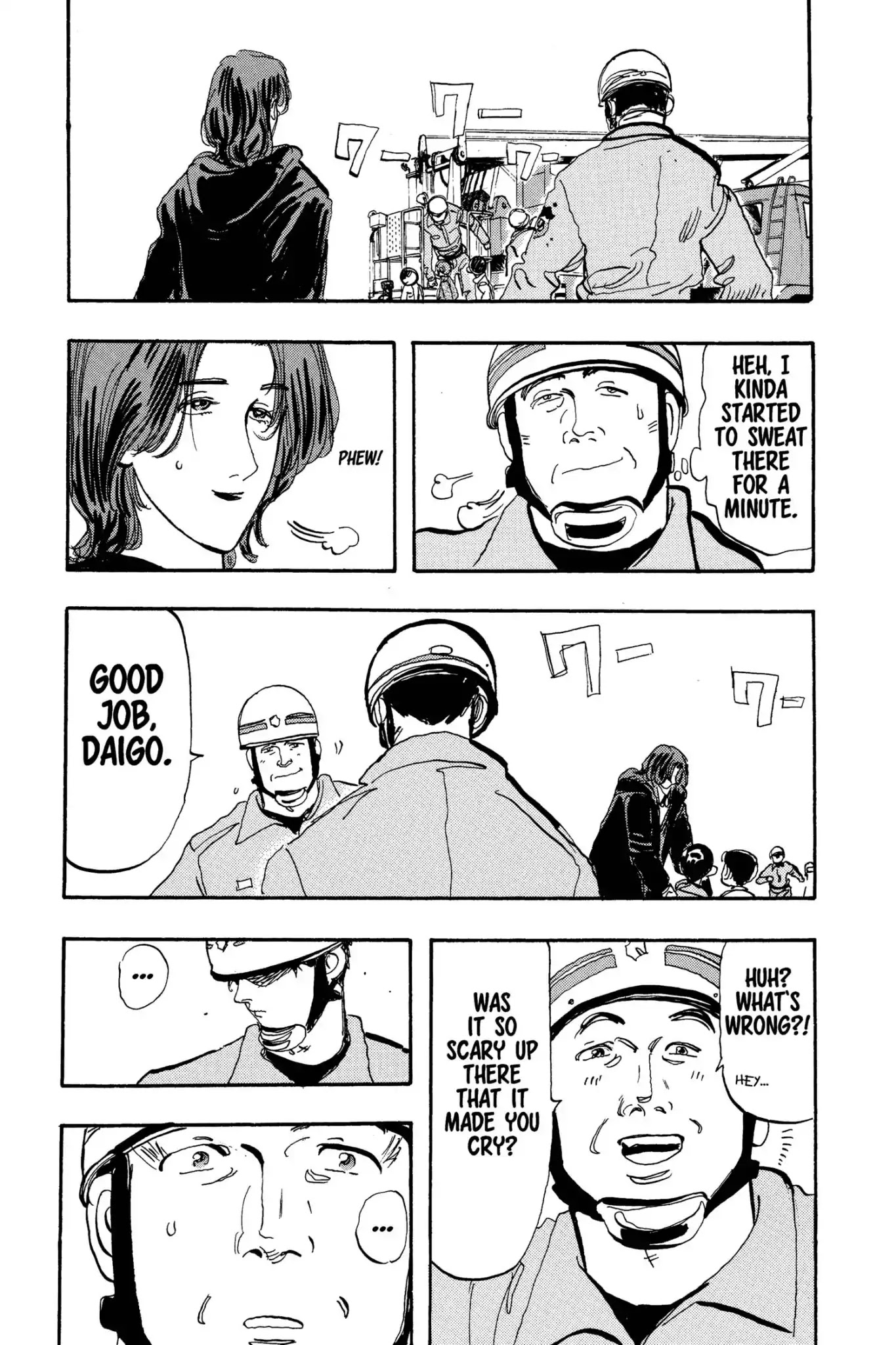 Megumi no Daigo Chapter 13.8 page 18 - Vol.13 Report #8: From the Sky To Home