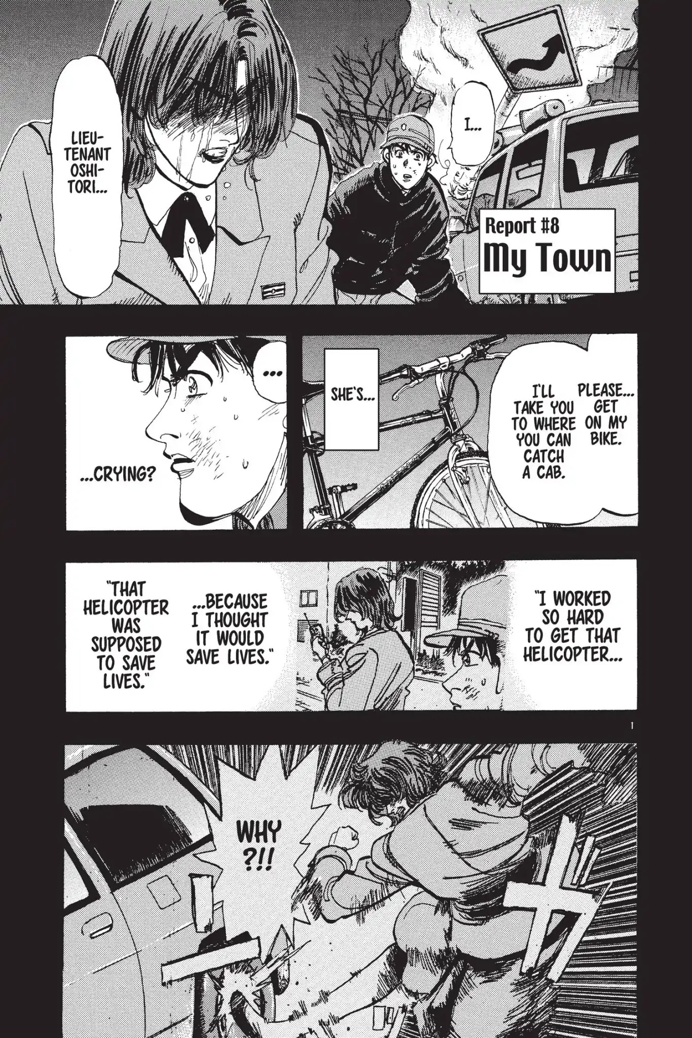 Megumi no Daigo Chapter 14.8 page 1 - Vol.14 Report #8: My Town