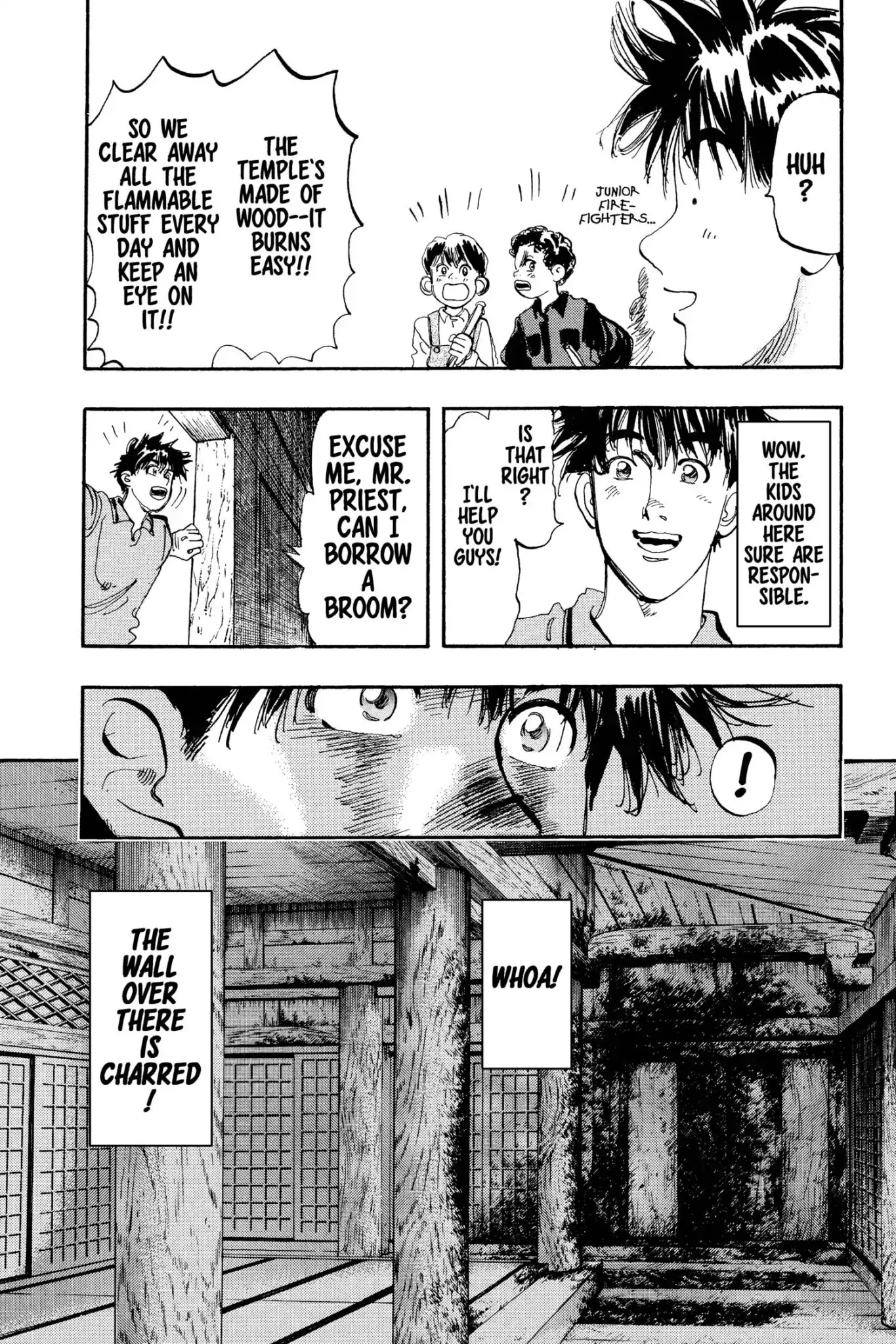 Megumi no Daigo Chapter 15.5 page 11 - Vol.15 Report #5: The Ebitani Junior Firefighters