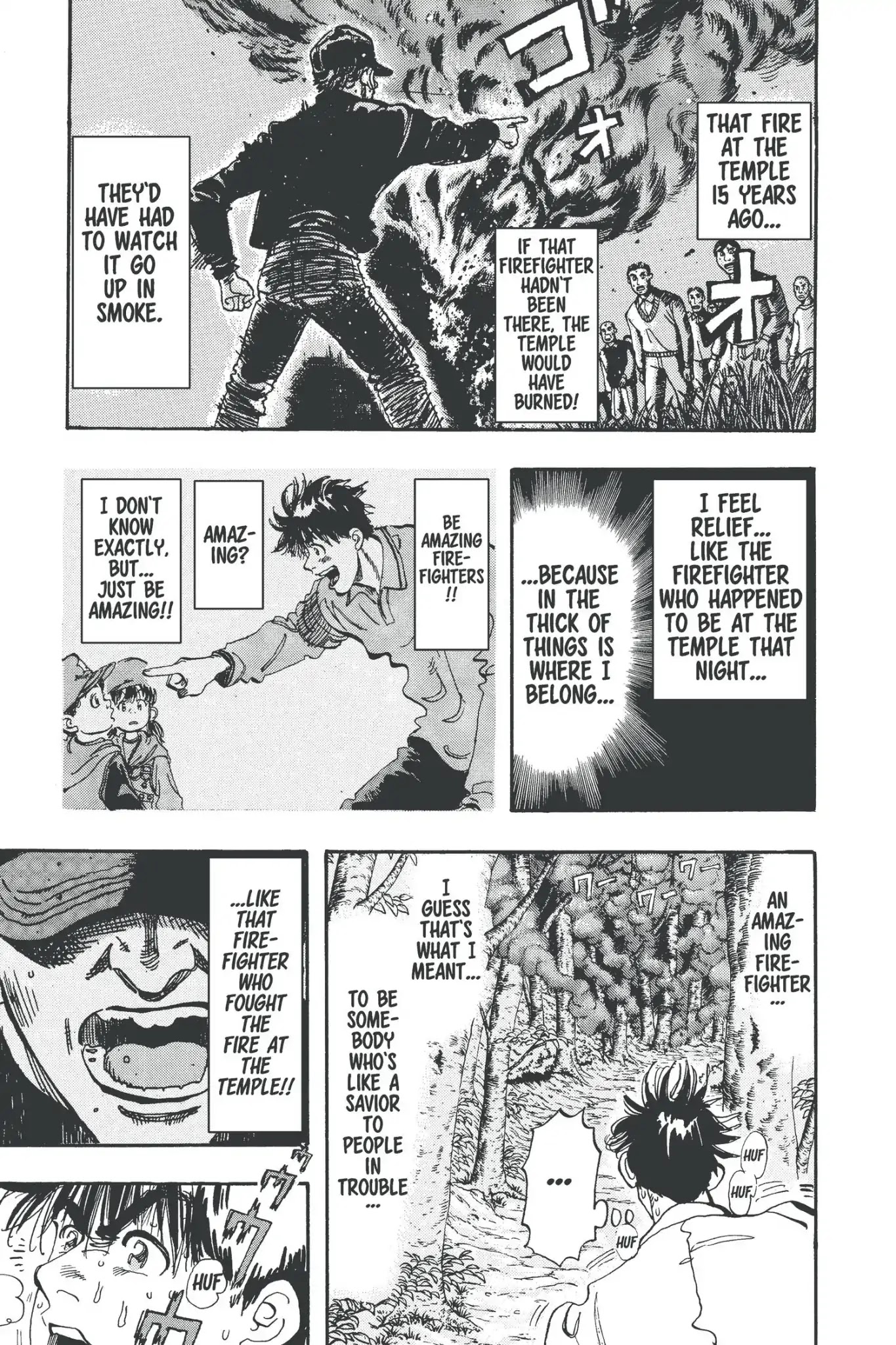 Megumi no Daigo Chapter 15.7 page 11 - Vol.15 Report #7: An Amazing Firefighter