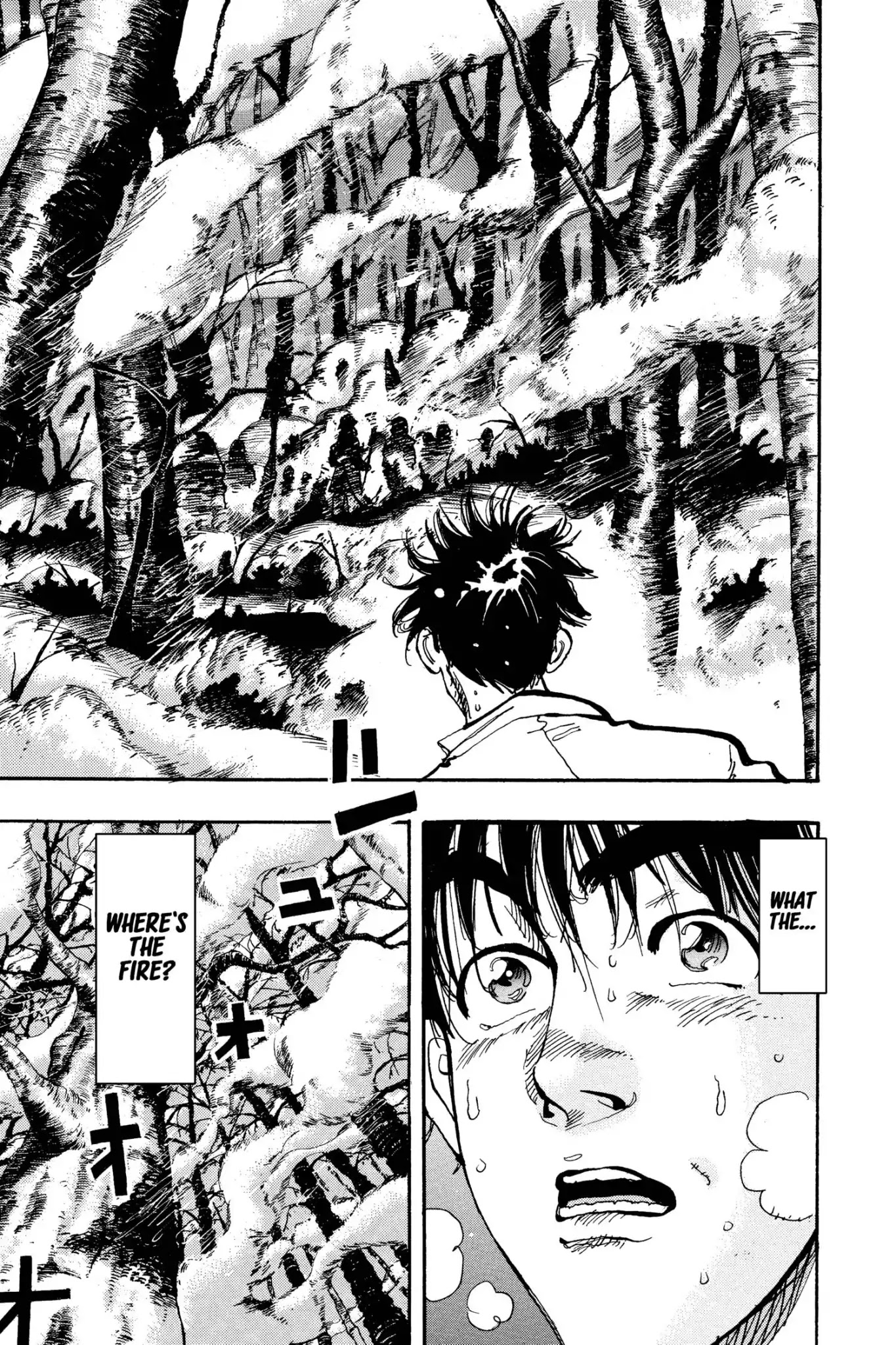 Megumi no Daigo Chapter 15.7 page 13 - Vol.15 Report #7: An Amazing Firefighter