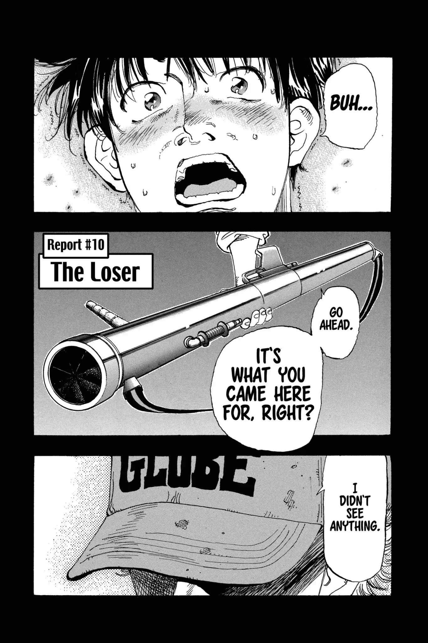 Megumi no Daigo Chapter 18.10 page 1 - Vol.18 Report #10: The Loser