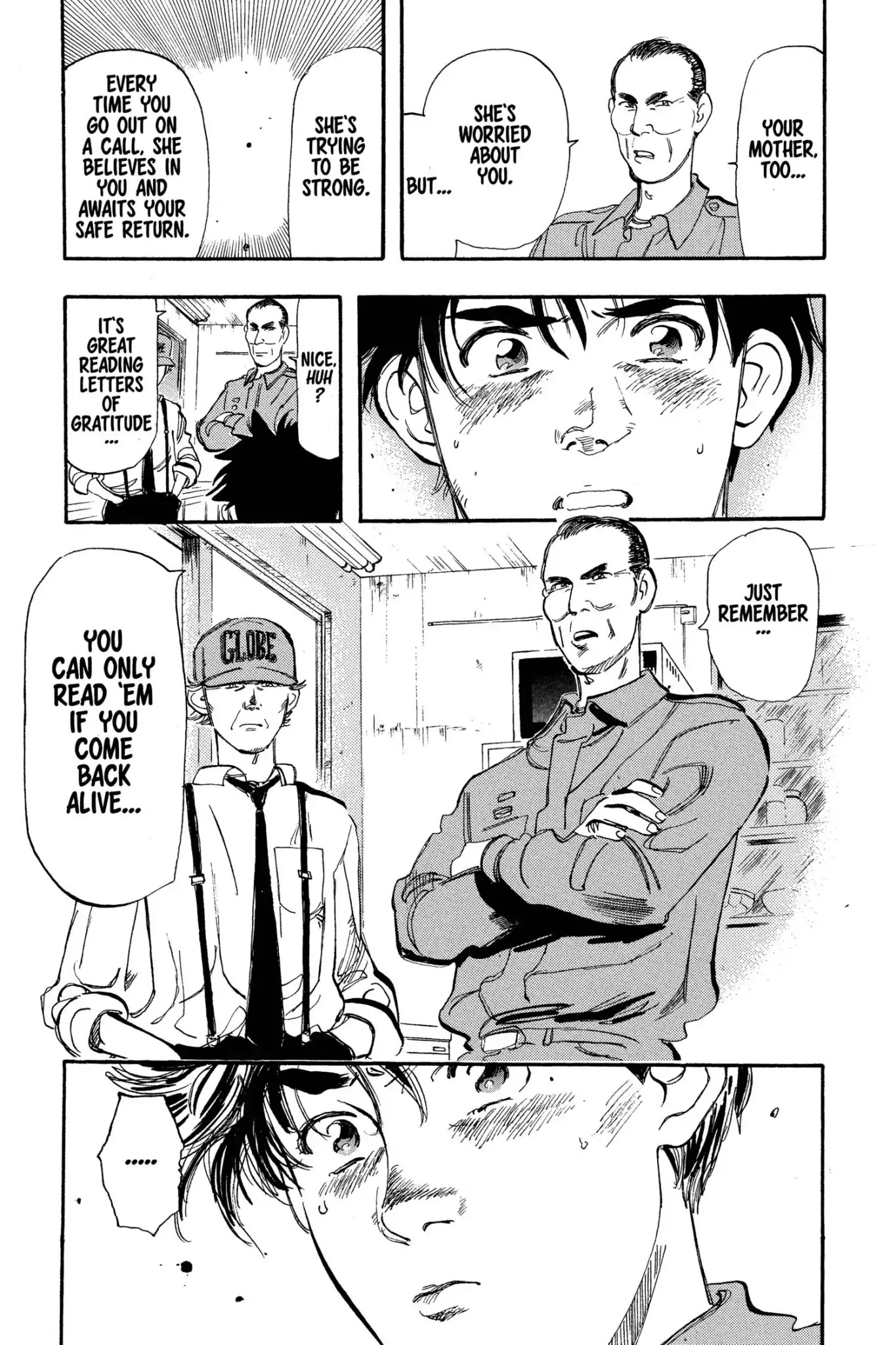 Megumi no Daigo Chapter 5.5 page 15 - Vol.5 Report #5: Come Back Alive