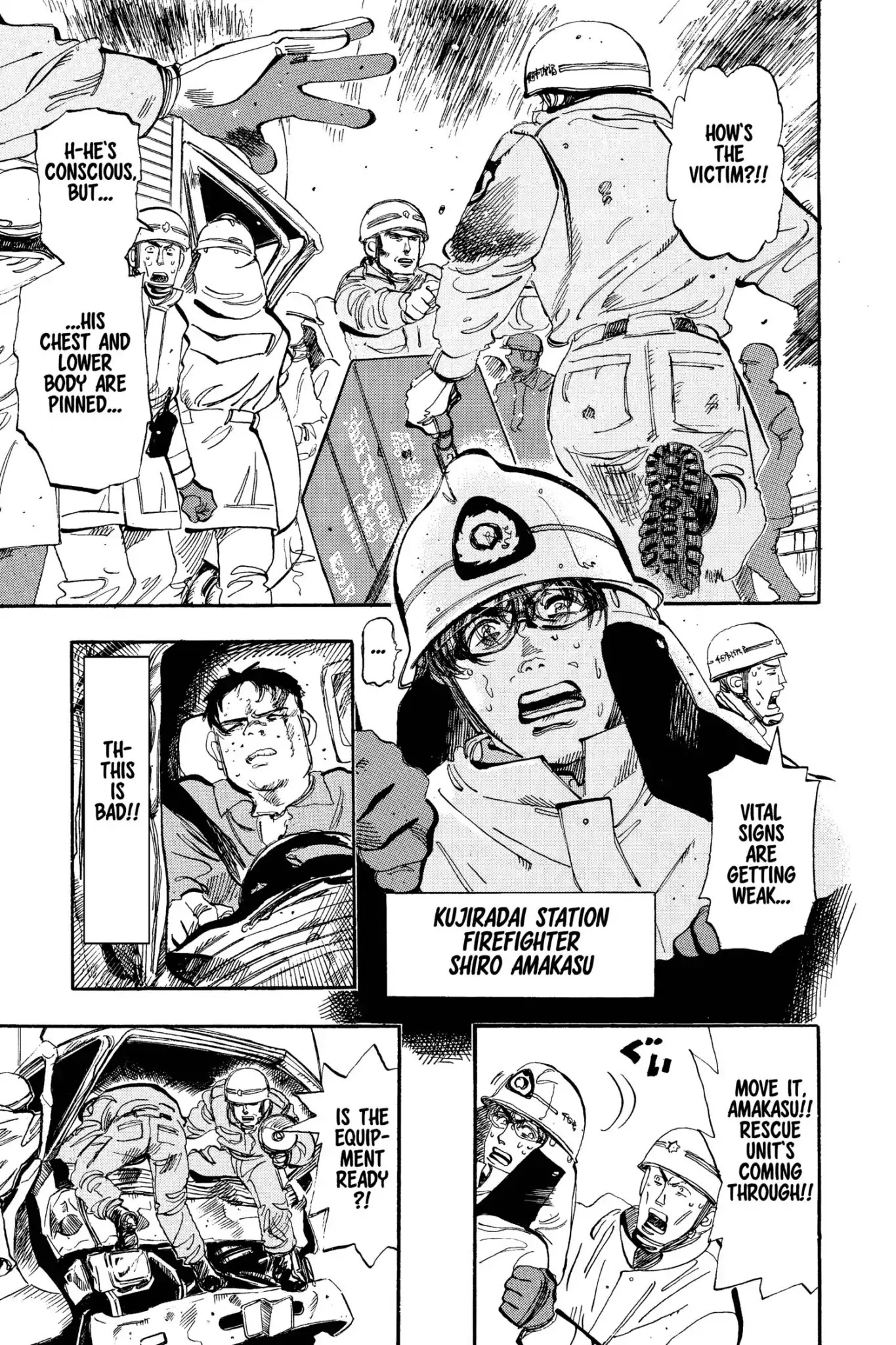 Megumi no Daigo Chapter 6.1 page 11 - Vol.6 Report #1: The Special Rescue Unit