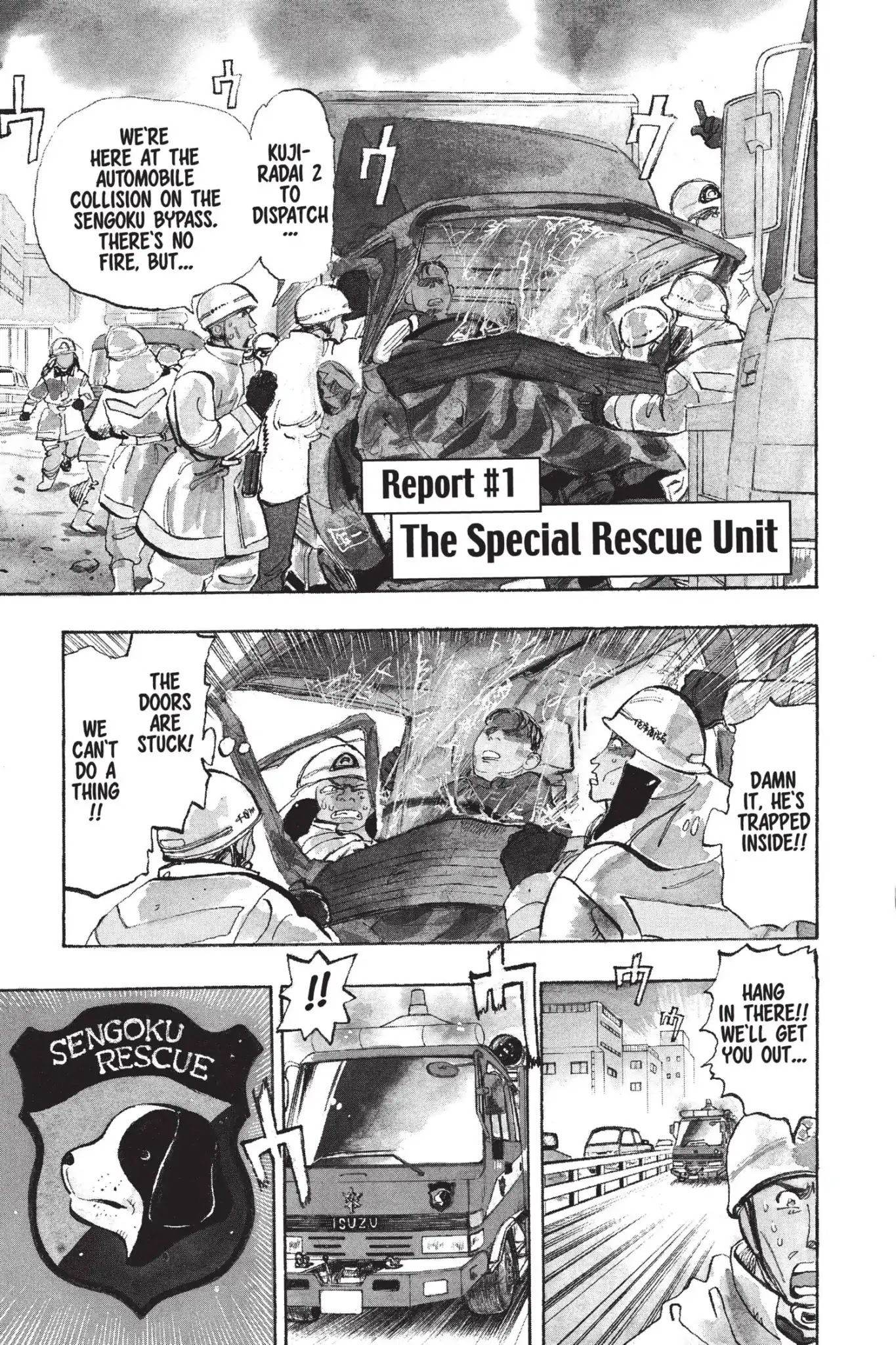 Megumi no Daigo Chapter 6.1 page 7 - Vol.6 Report #1: The Special Rescue Unit