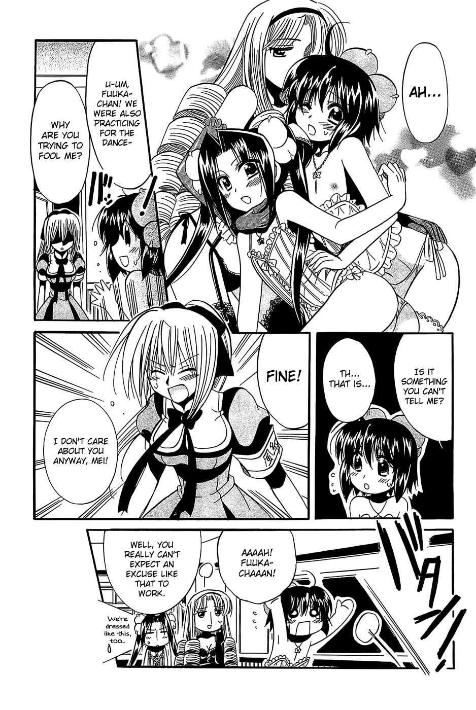 Mei no Naisho Chapter 16 page 15 - Chapter 16: Mei and Fuuka and the Secret Ball