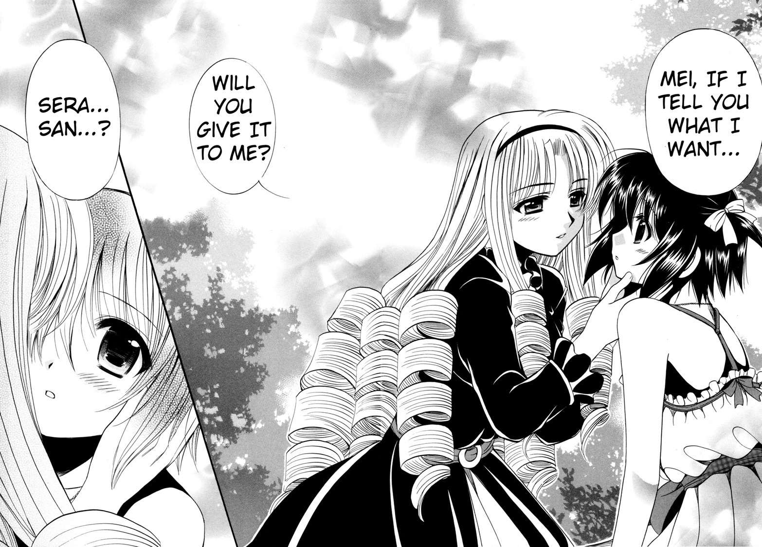 Mei no Naisho Chapter 7 page 35 - Chapter 7: Mei, Sera, And The Secret Flower Garden