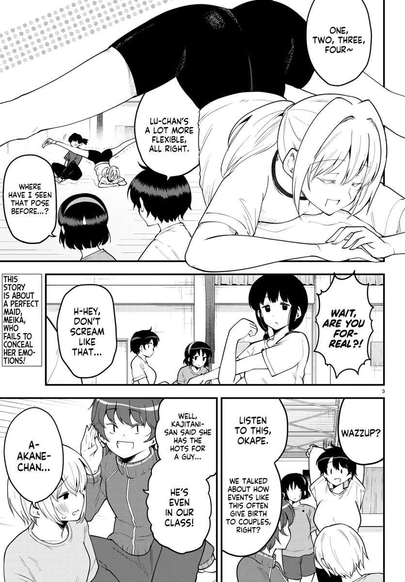 Meika-san Can't Conceal Her Emotions Chapter 105 page 3 - Chapter 105: Meika-san and Stretches