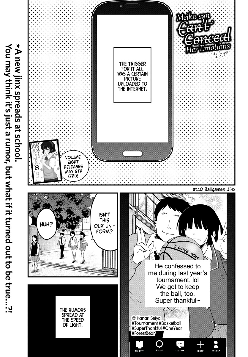 Meika-san Can't Conceal Her Emotions Chapter 110 page 1 - Chapter 110: Ballgames Jinx