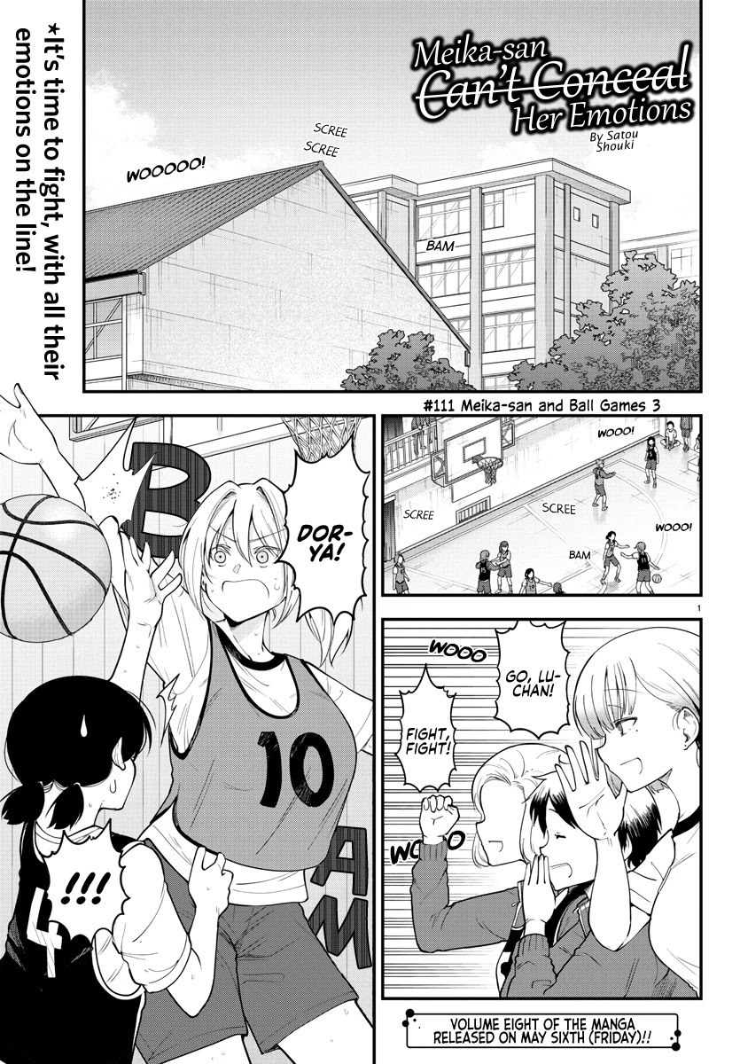 Meika-san Can't Conceal Her Emotions Chapter 111 page 1 - Chapter 111: Meika-san and Ball Games (3)