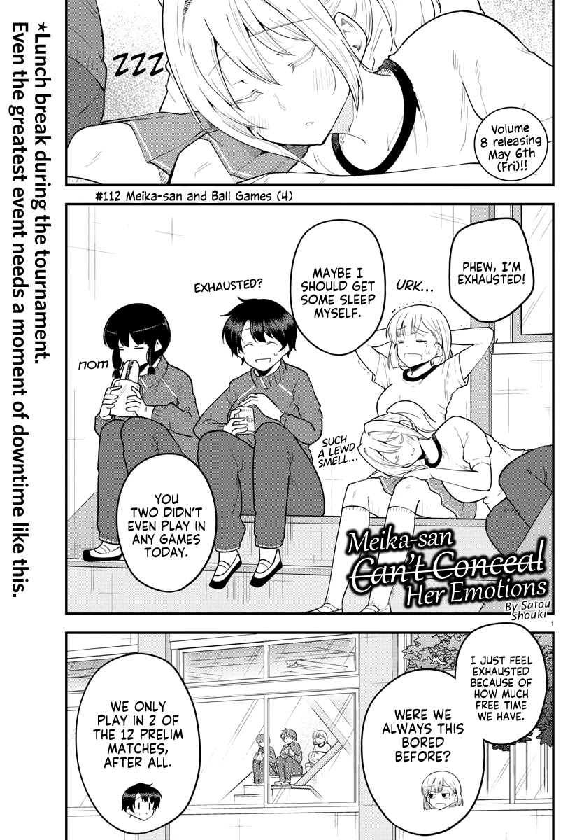 Meika-san Can't Conceal Her Emotions Chapter 112 page 2 - Chapter 112: Meika-san and Ball Games (4)