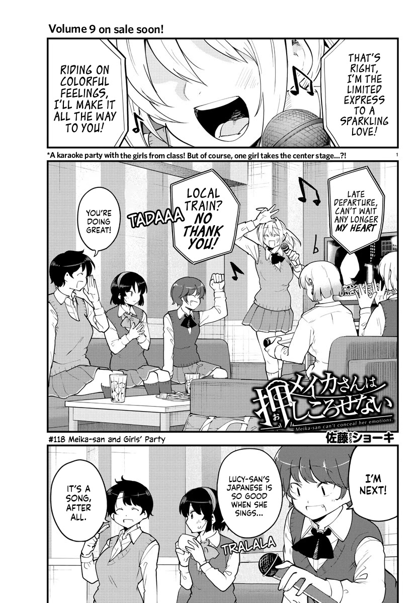 Meika-san Can't Conceal Her Emotions Chapter 118 page 1 - Chapter 118: Meika-san and Girl's Party