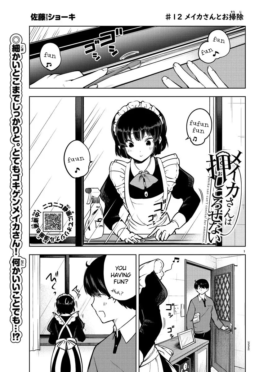 Meika-san Can't Conceal Her Emotions Chapter 12 page 1 - Chapter 12: Meika-san and Cleaning