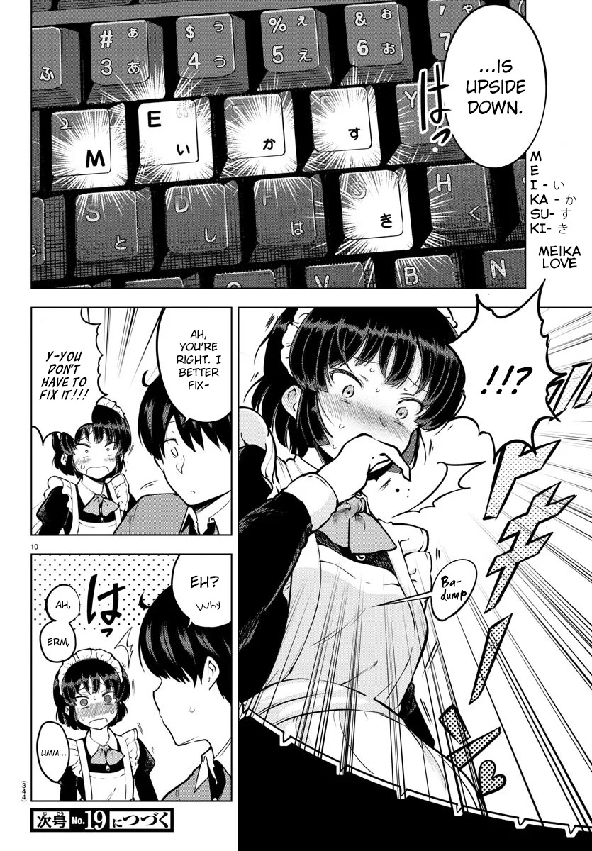 Meika-san Can't Conceal Her Emotions Chapter 12 page 10 - Chapter 12: Meika-san and Cleaning