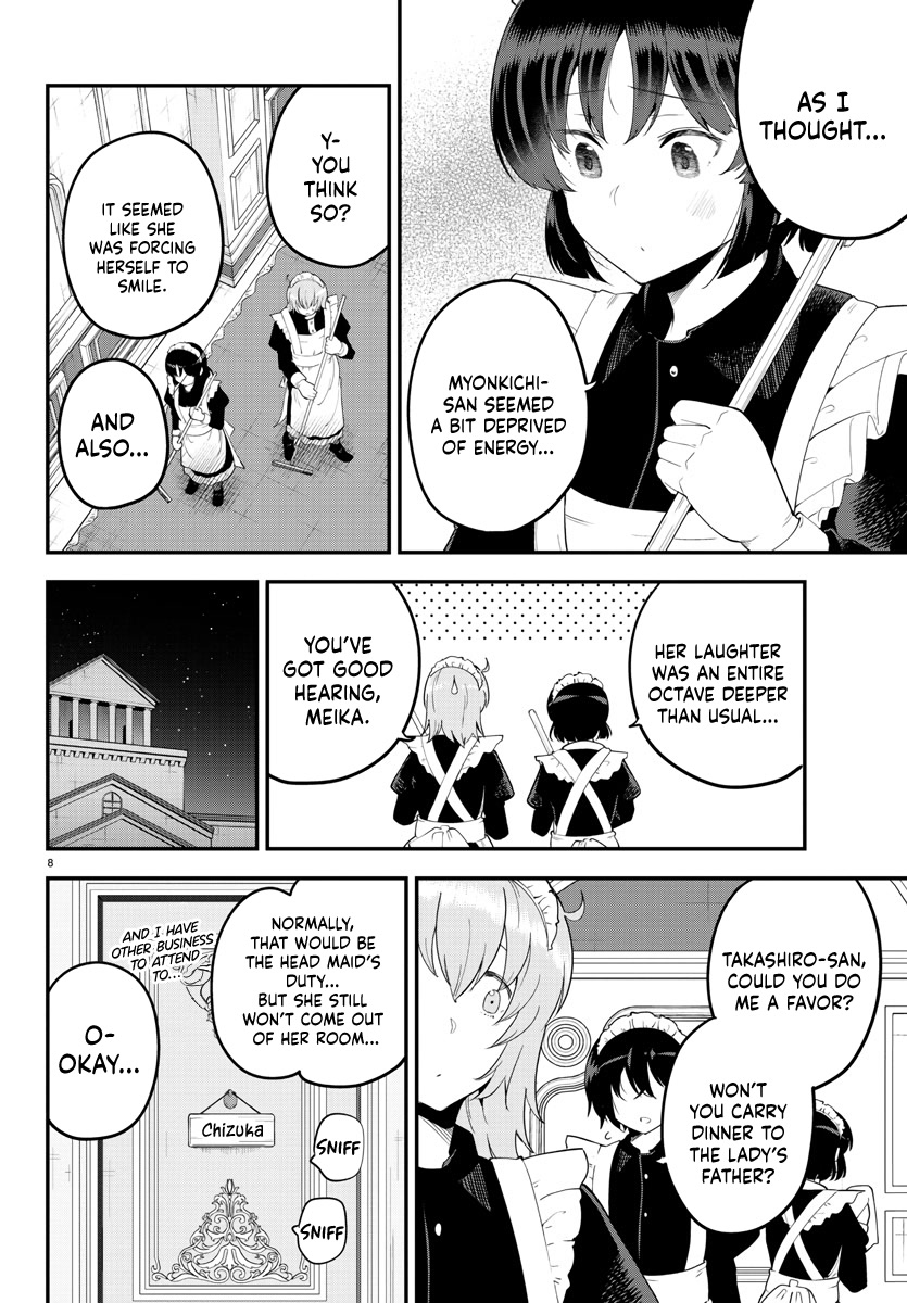 Meika-san Can't Conceal Her Emotions Chapter 120 page 8 - Chapter 120: Meika-san and Temporary Maid Work (2)