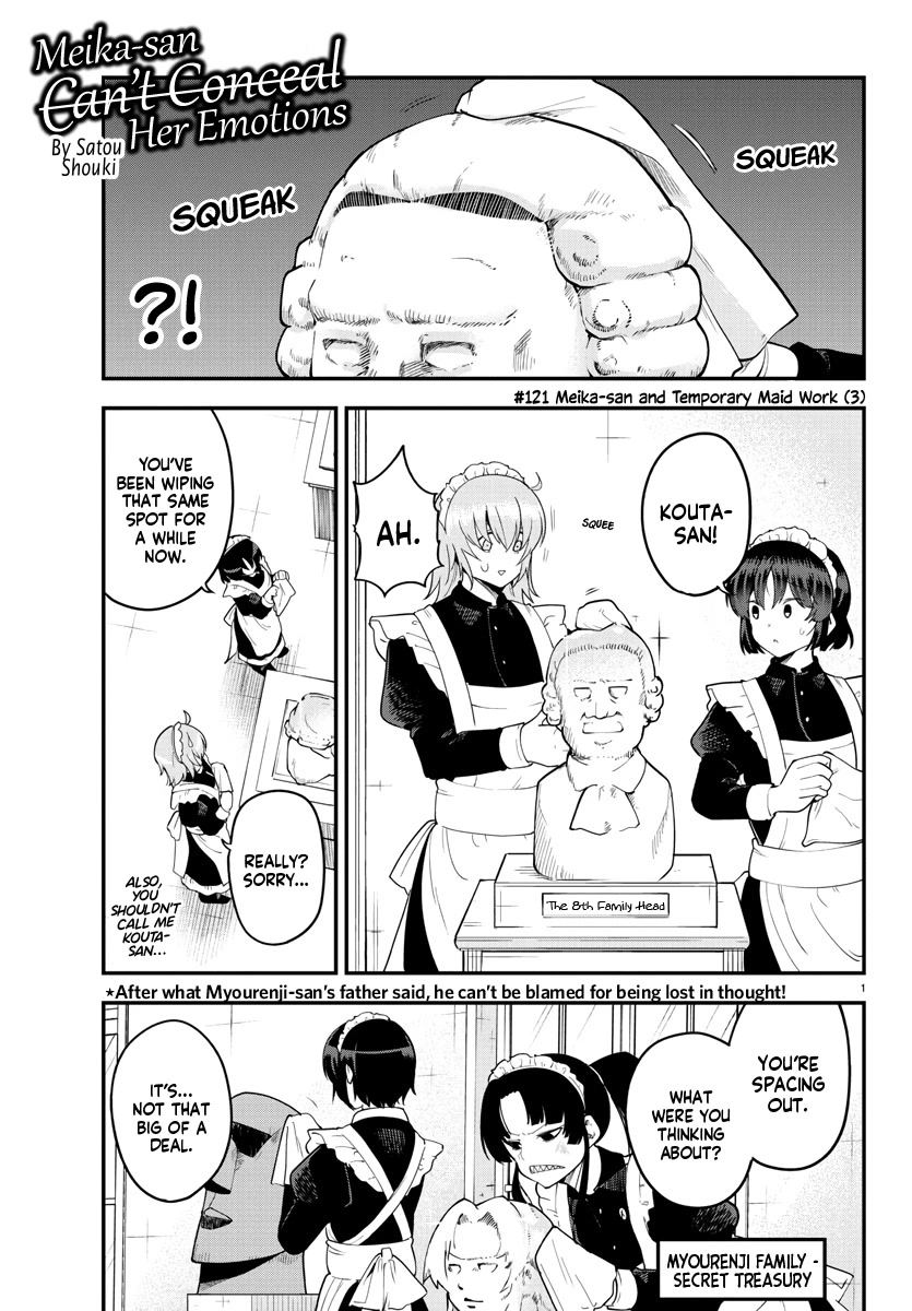 Meika-san Can't Conceal Her Emotions Chapter 121 page 1 - Chapter 121: Meika-san And Temporary Maid Work (3)