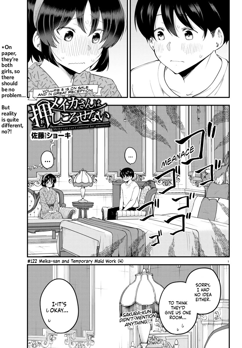 Meika-san Can't Conceal Her Emotions Chapter 122 page 1 - Chapter 122: Meika-san And Temporary Maid Work (4)