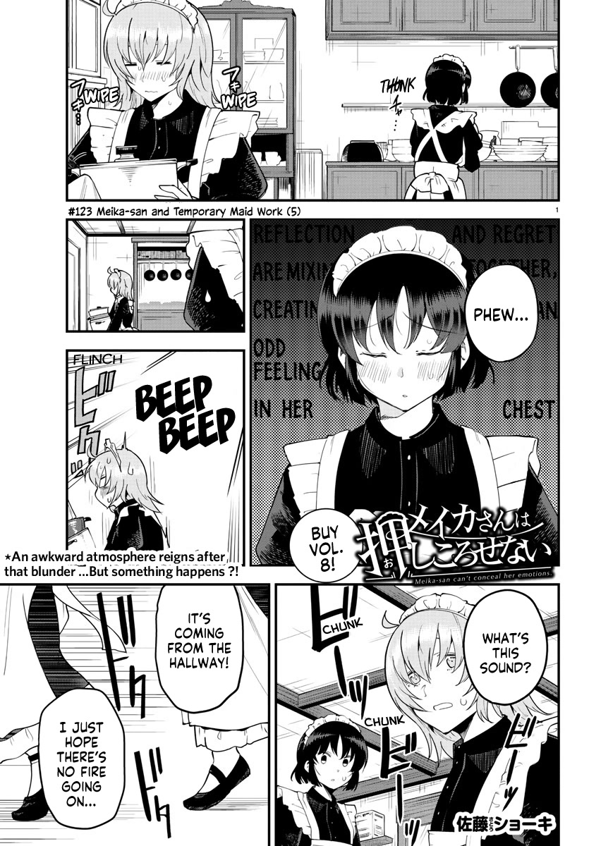 Meika-san Can't Conceal Her Emotions Chapter 123 page 1 - Chapter 123: Meika-san And Temporary Maid Work (5)