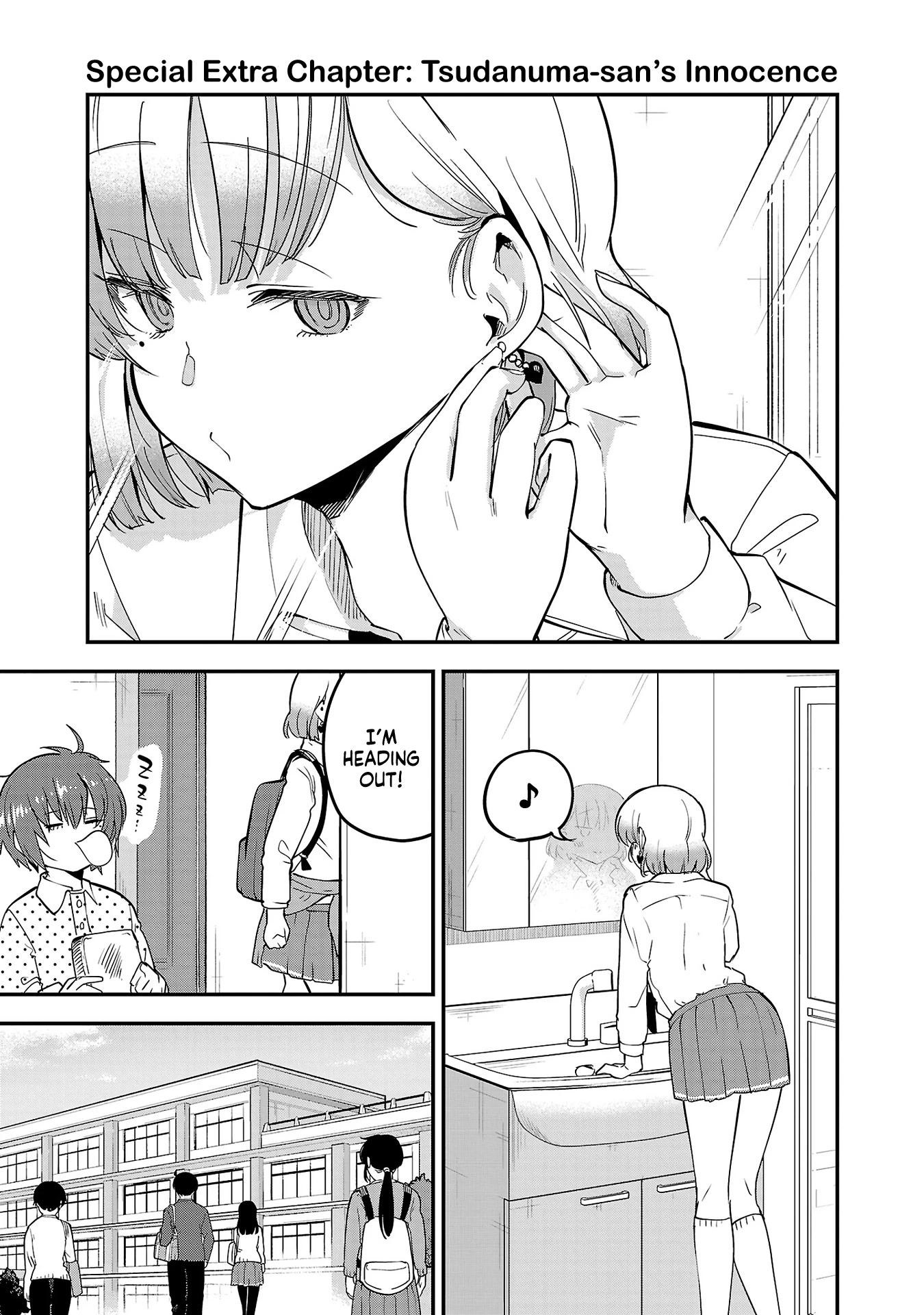 Meika-san Can't Conceal Her Emotions Chapter 127.1 page 1 - Chapter 127.1: Special Extra Chapter: Tsudanuma-san’s Innocence