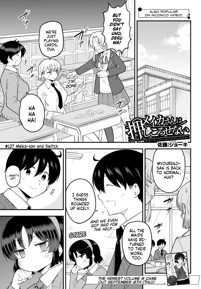 Meika-san Can't Conceal Her Emotions Chapter 127 page 1 - Chapter 127: Meika-san and Switch
