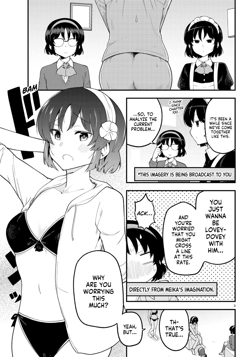 Meika-san Can't Conceal Her Emotions Chapter 128 page 3 - Chapter 128: Meika-san and Re: Internal Debate