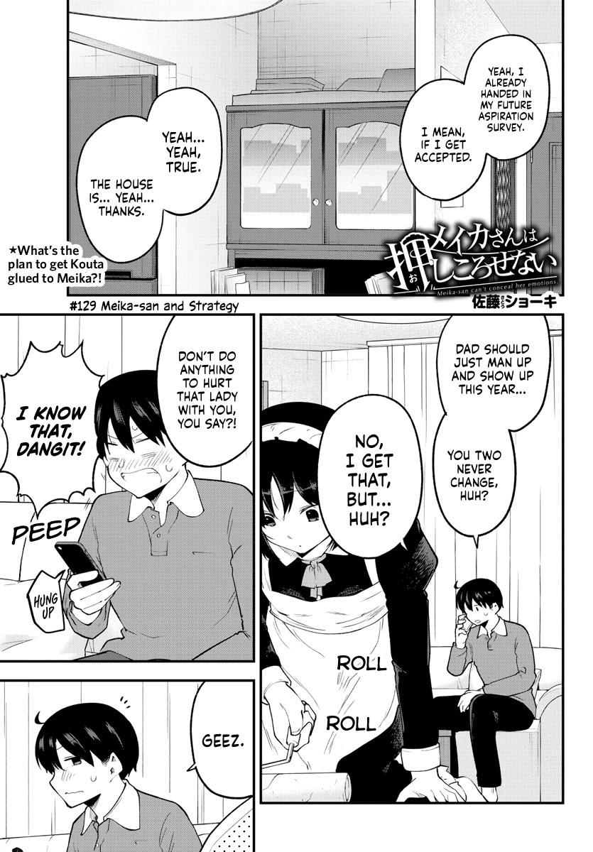 Meika-san Can't Conceal Her Emotions Chapter 129 page 1 - Chapter 129: Meika-san and Strategy