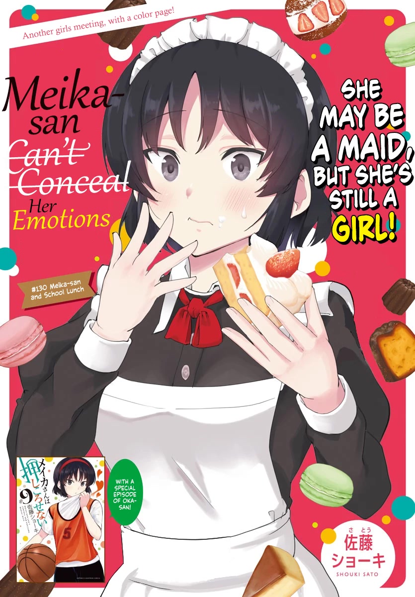 Meika-san Can't Conceal Her Emotions Chapter 130 page 1 - Chapter 130: Meika-san and School Lunch