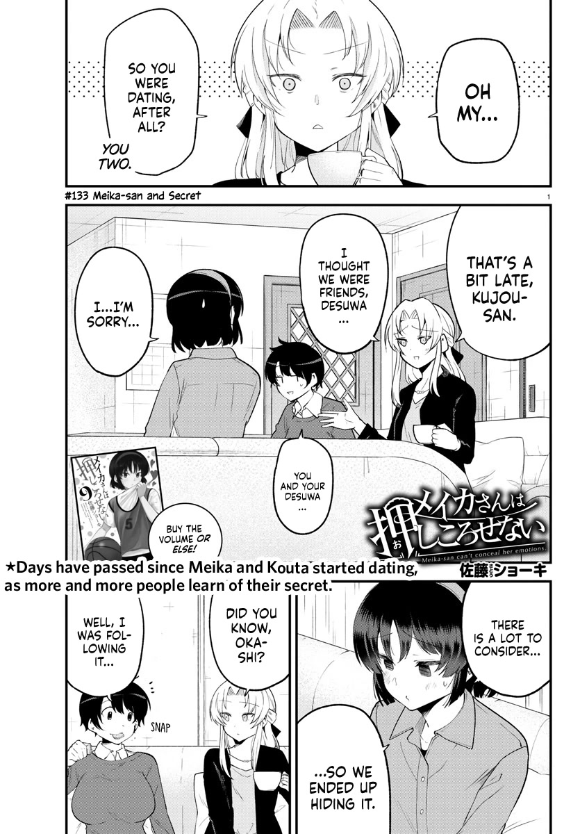 Meika-san Can't Conceal Her Emotions Chapter 133 page 1 - Chapter 133: Meika-san and Secret