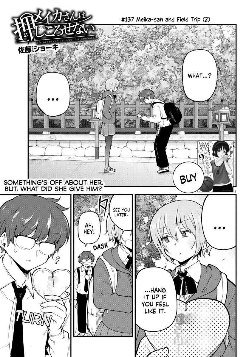 Meika-san Can't Conceal Her Emotions Chapter 137 page 1 - Chapter 137: Meika-san and Field Trip (2)