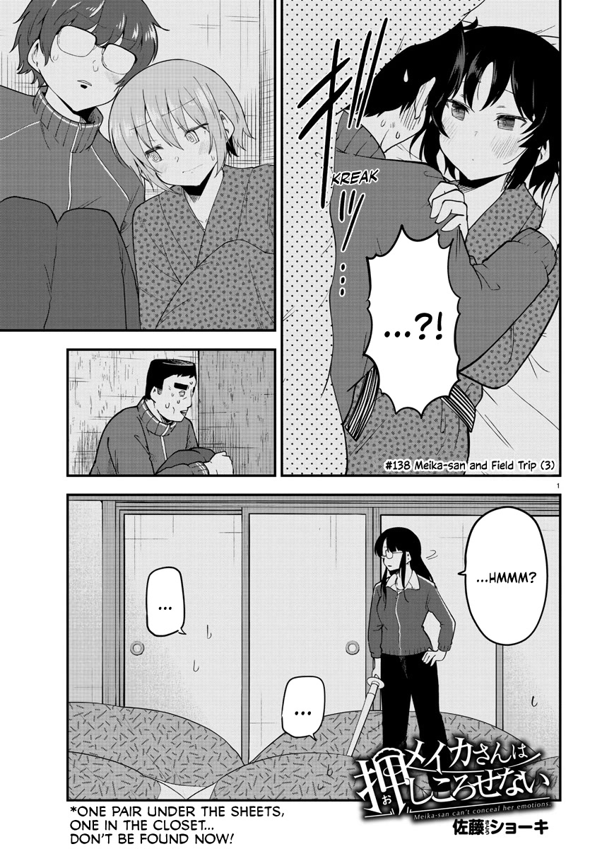 Meika-san Can't Conceal Her Emotions Chapter 138 page 1 - Chapter 138: Meika-san and Field Trip (3)