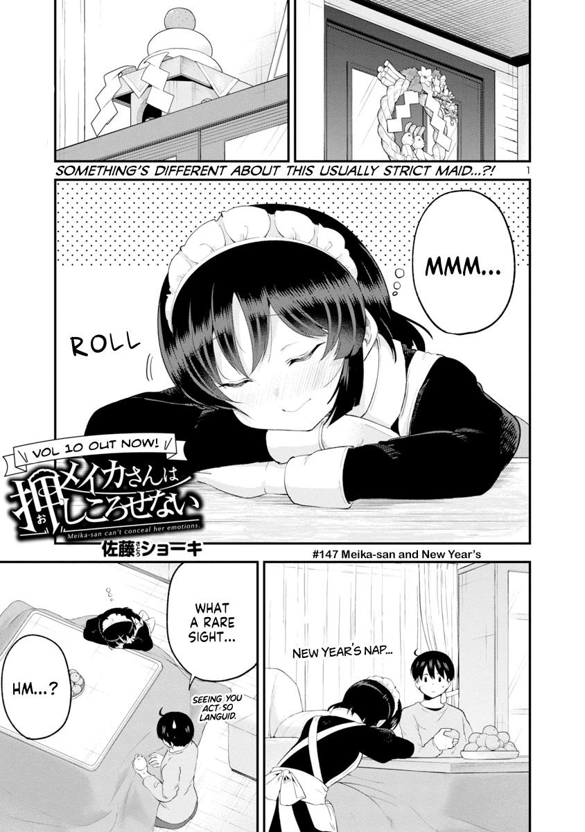 Meika-san Can't Conceal Her Emotions Chapter 147 page 1 - Chapter 147: Meika-san and New Year's