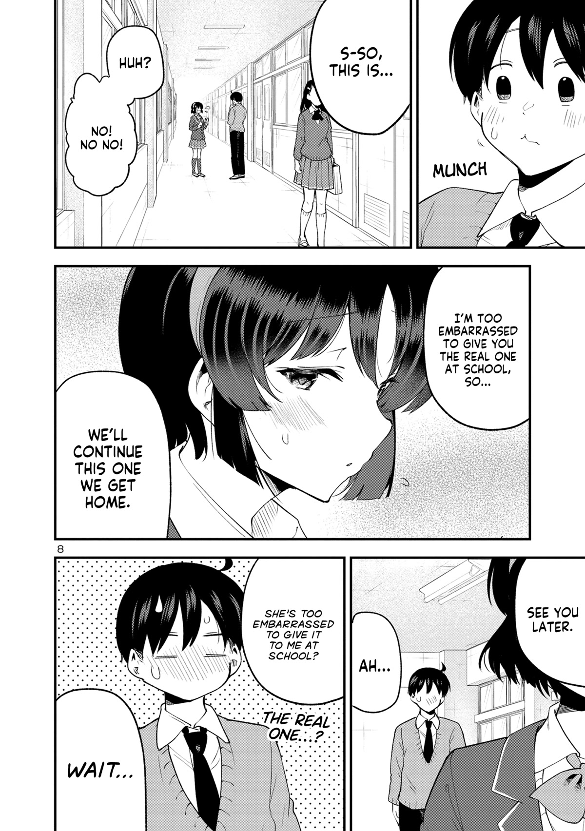 Meika-san Can't Conceal Her Emotions Chapter 149 page 8 - Chapter 149: Meika-san and Valentine’s (1)